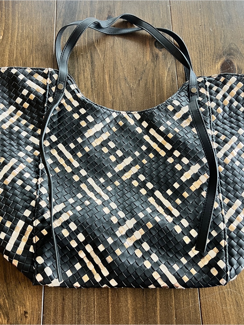 Anthropologie Cara Woven Tote Bag
